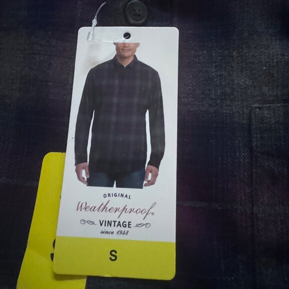 Weatherproof Vintage Mens Plaid Button-Down Shirt Size Small Sml S - Picture 8 of 11